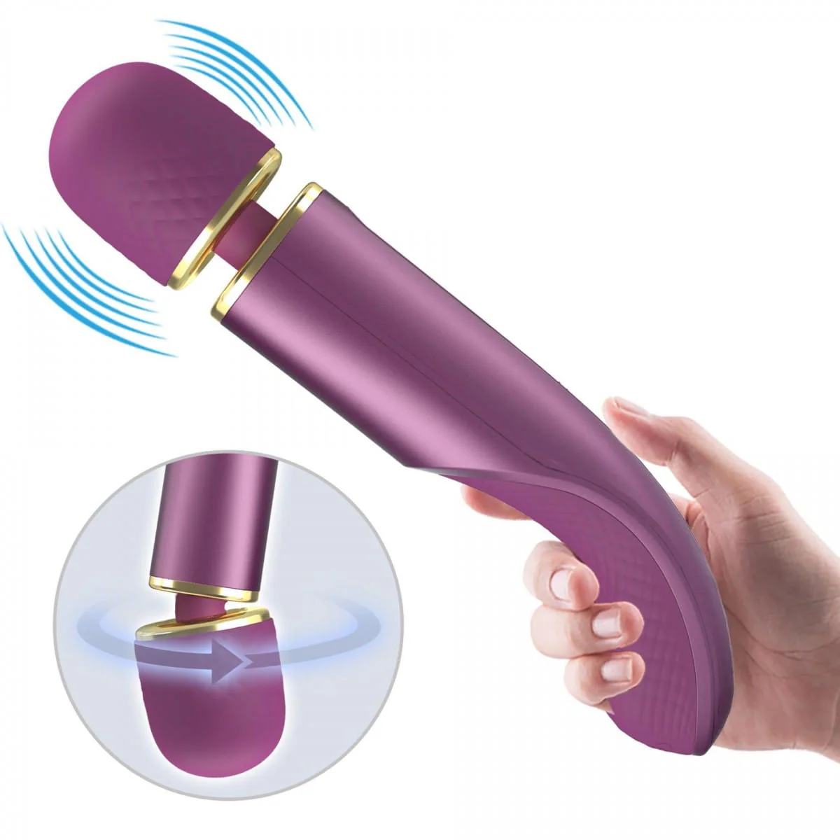 Pretty Love Charming Massager BI-014848-2 Purple - Image 3