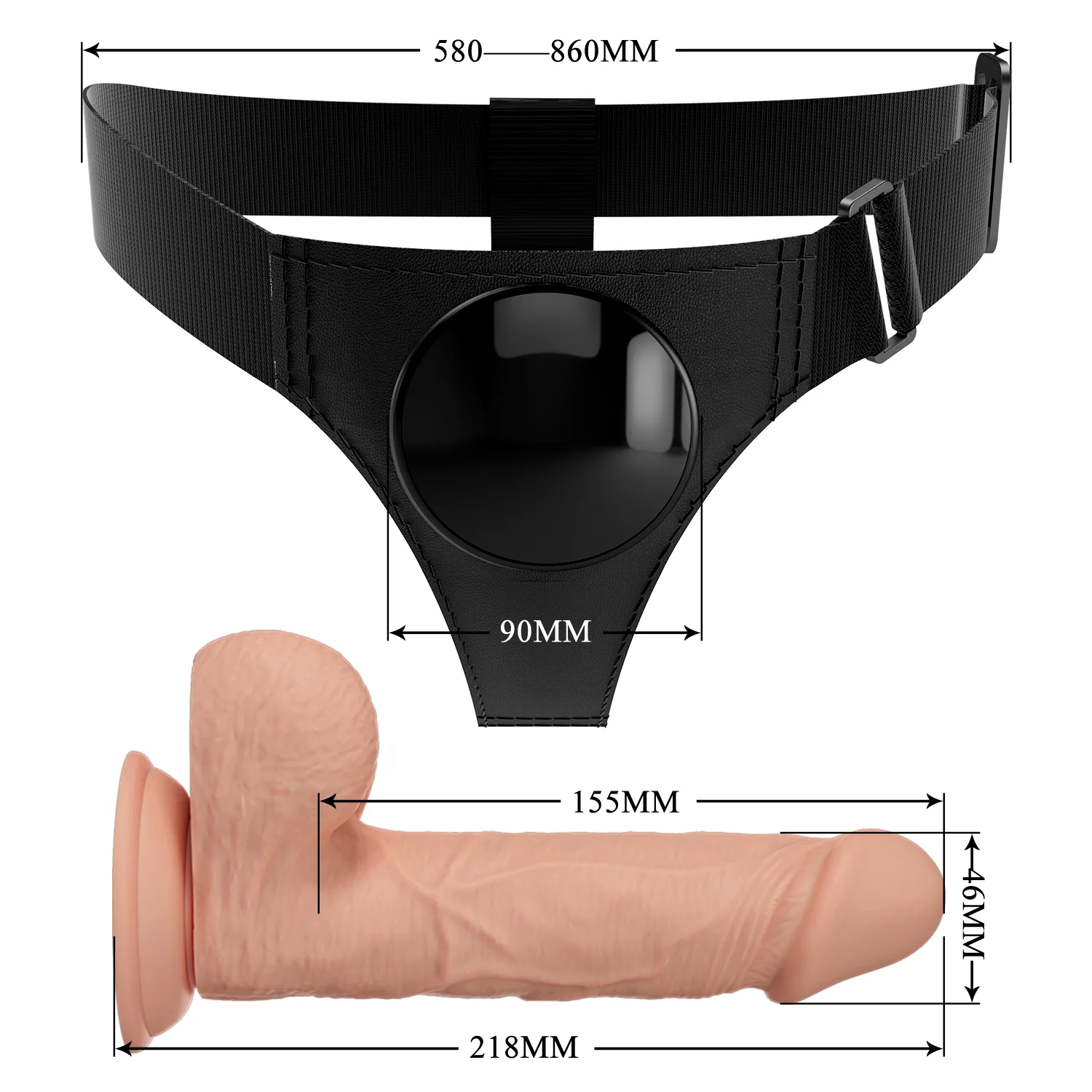 Pretty Love Harness Jerry BW-022089NR - Image 2