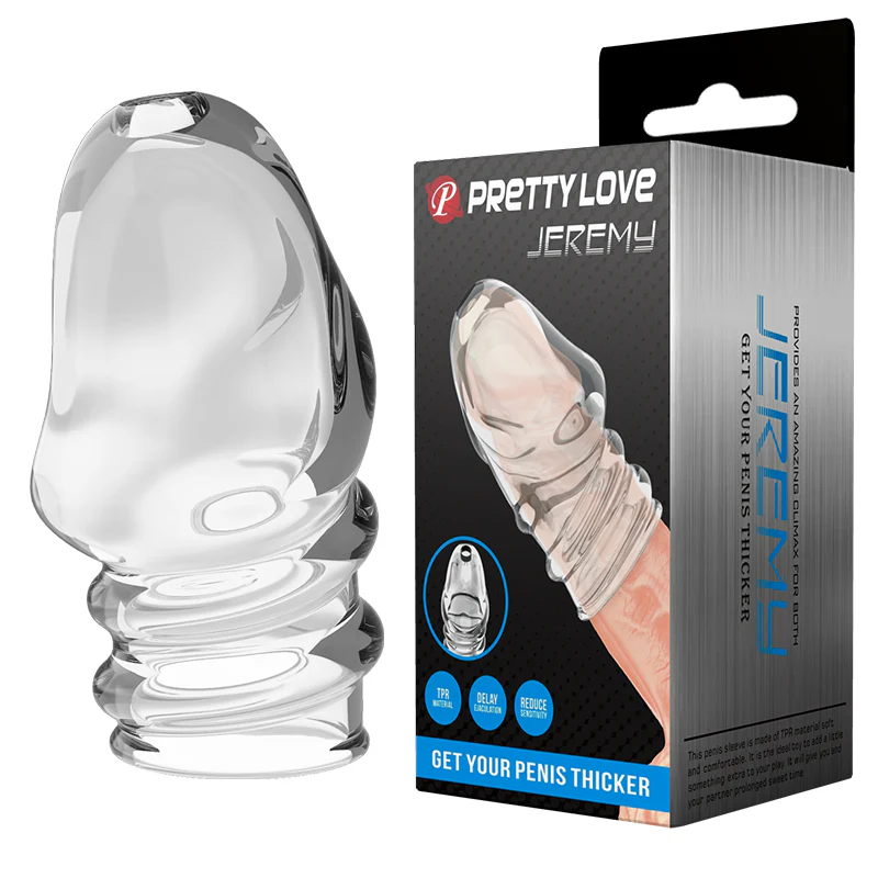 Pretty Love Jeremy Penis Sleeve - Clear - Image 4