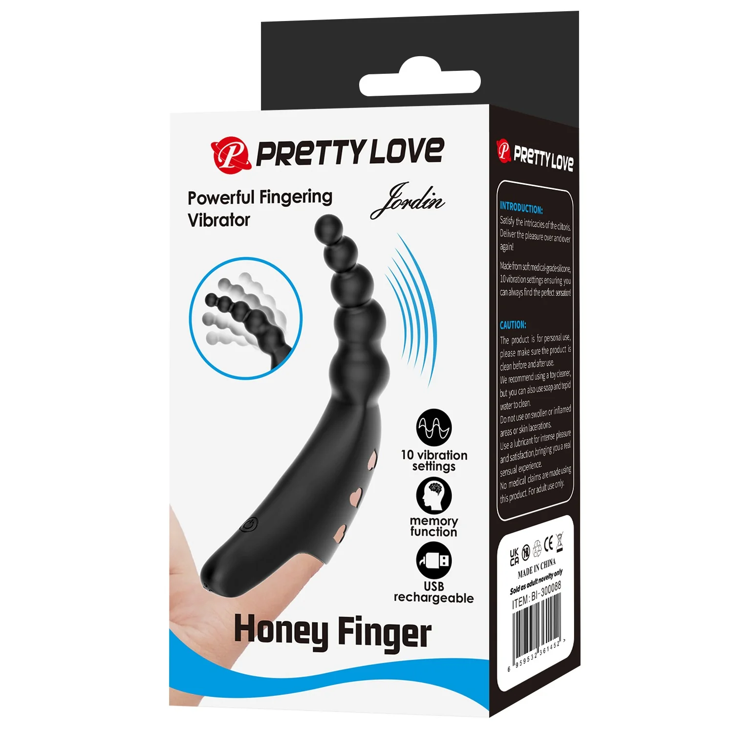 Pretty Love Jordin Honey Finger Vibe BI-300088 - Image 3