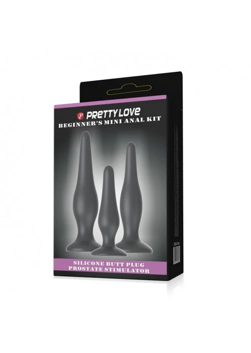 Pretty Love Beginners Mini Anal Kit 3pc - 456H