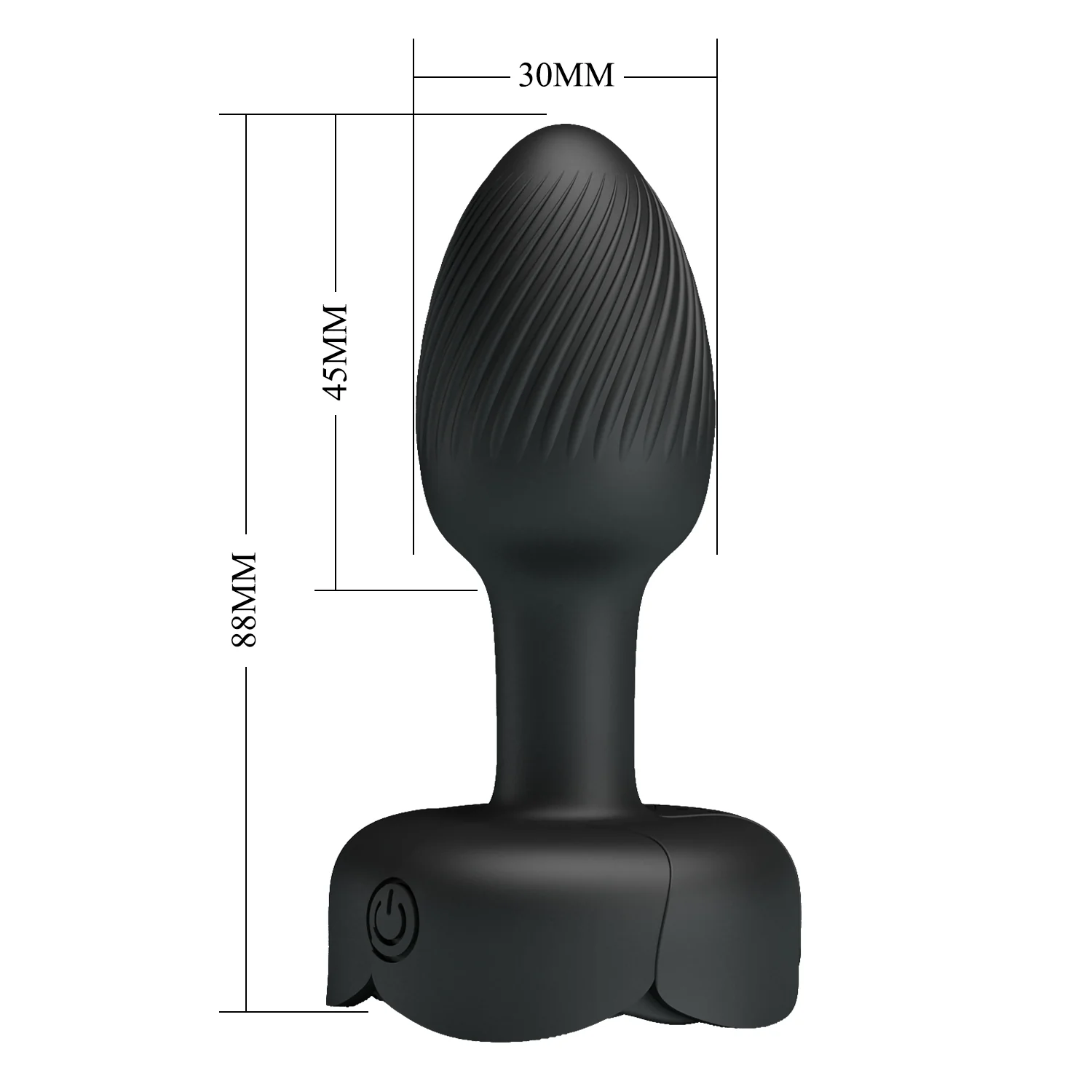 Pretty Love Olman 4 Vibrating Butt Plug with LED Lights BI-040184 - Image 7