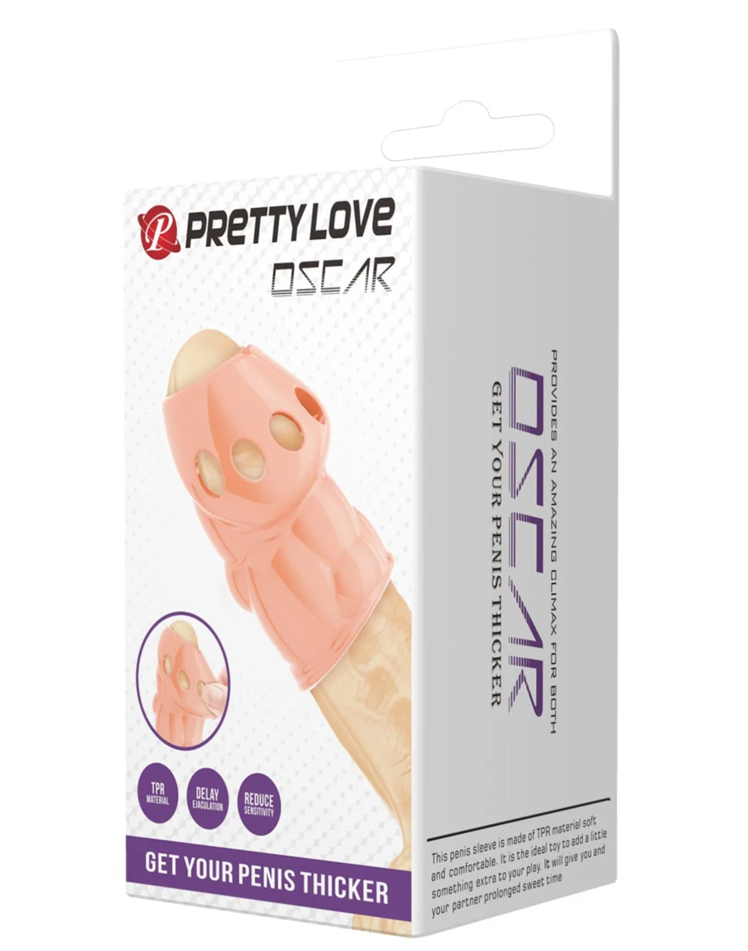 Pretty Love Oscar Penis Sleeve BI-026247 - Image 5