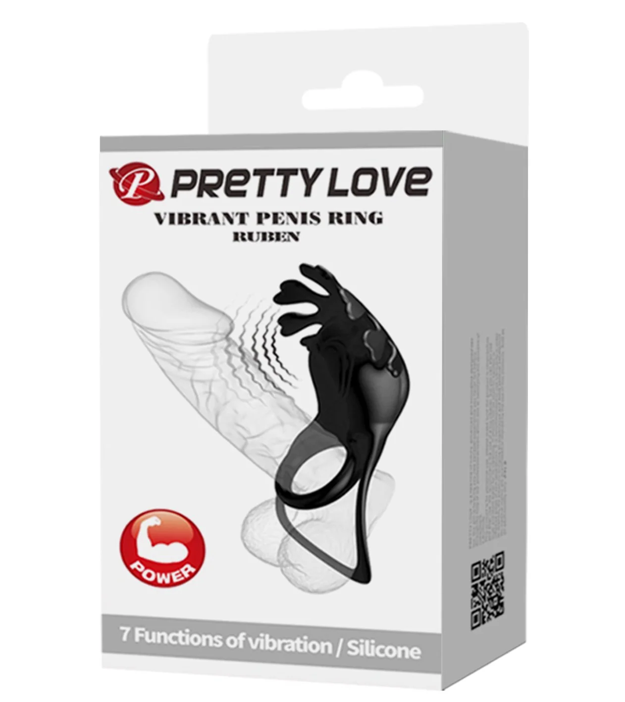 Pretty Love Ruben Penis Ring Black BI-210311-1