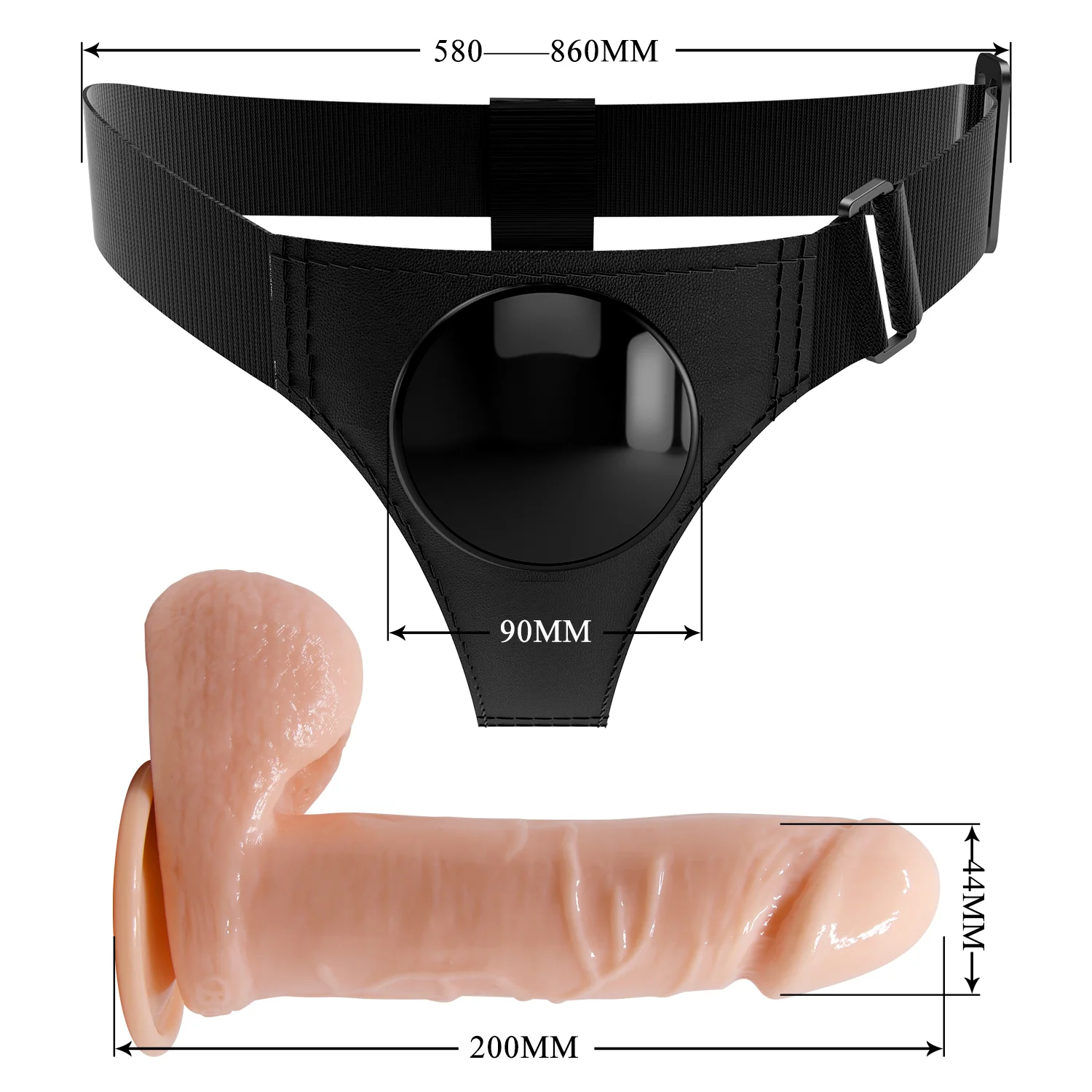 Pretty Love Tom Harness Brief BW-022090NR - Image 2