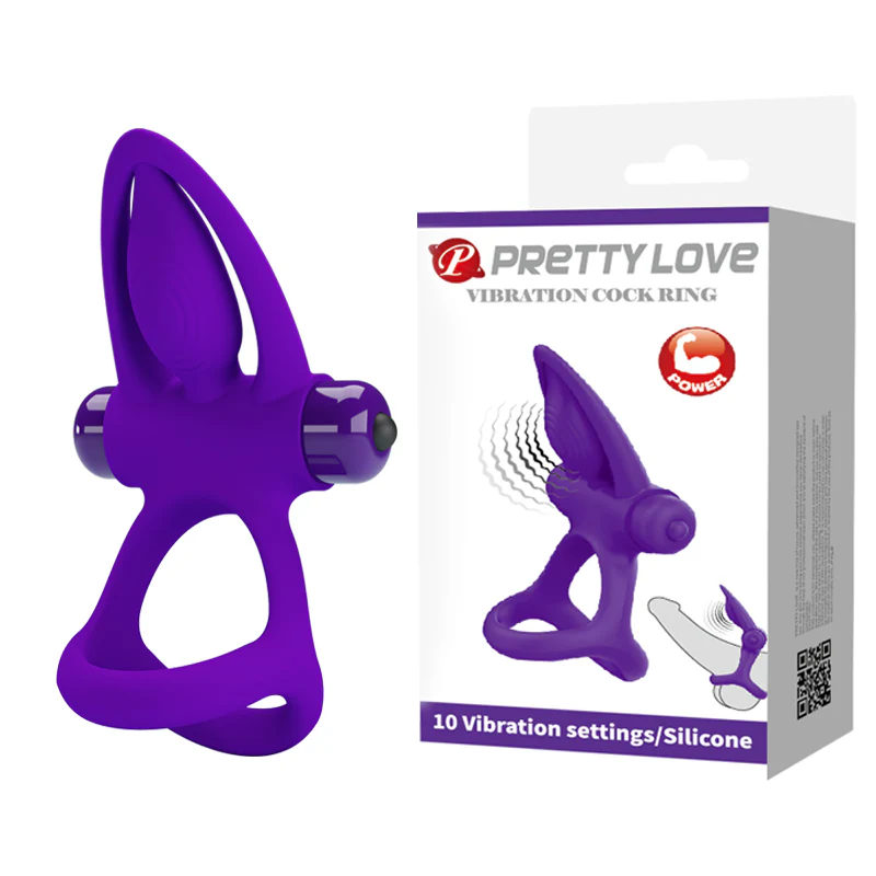 Pretty Love Vibration Cock Ring BI-210306 - Image 6