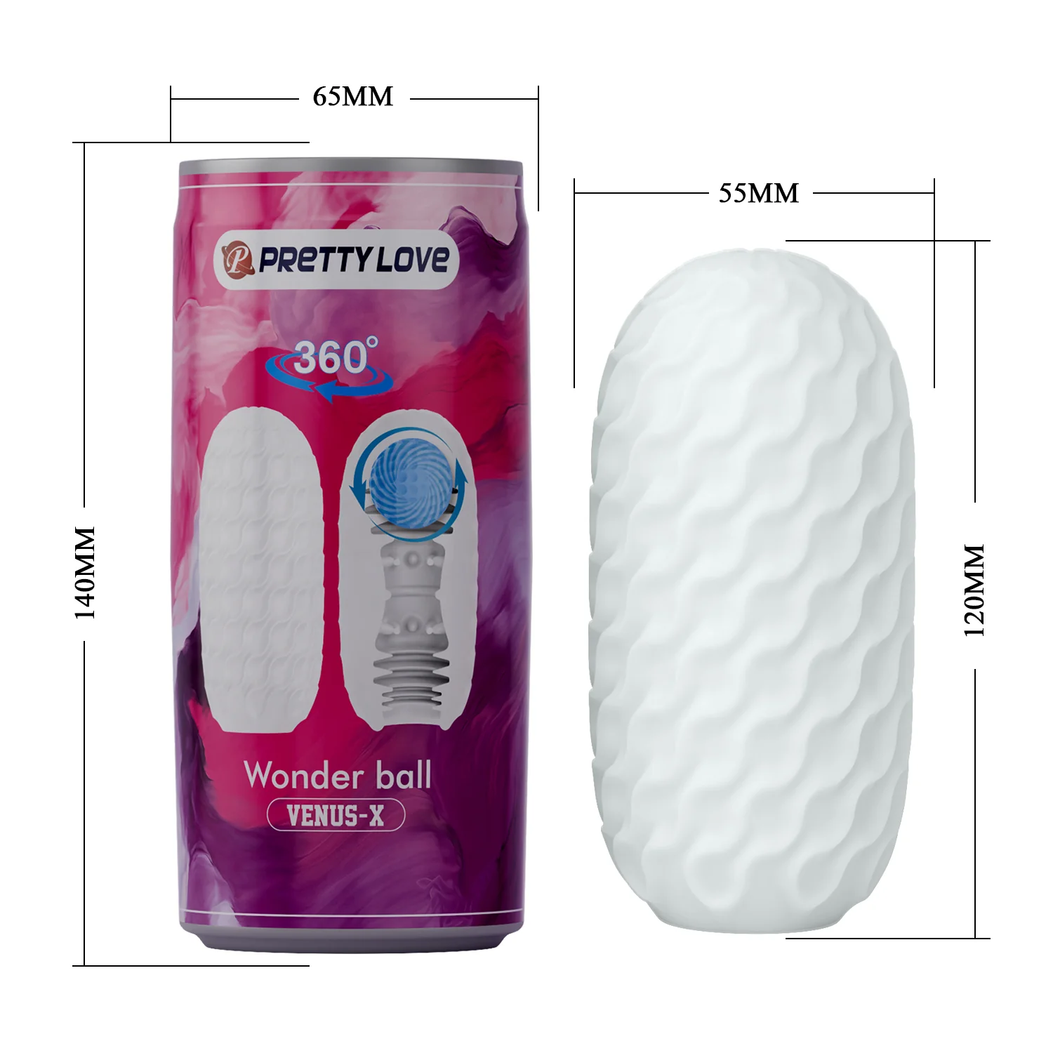 Pretty Love Wonder Ball Venus-X Egg Stroker - Image 9
