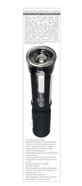 Zero Tolerance Pump It Up Rechargeable Suction Penis Pump - Image 2