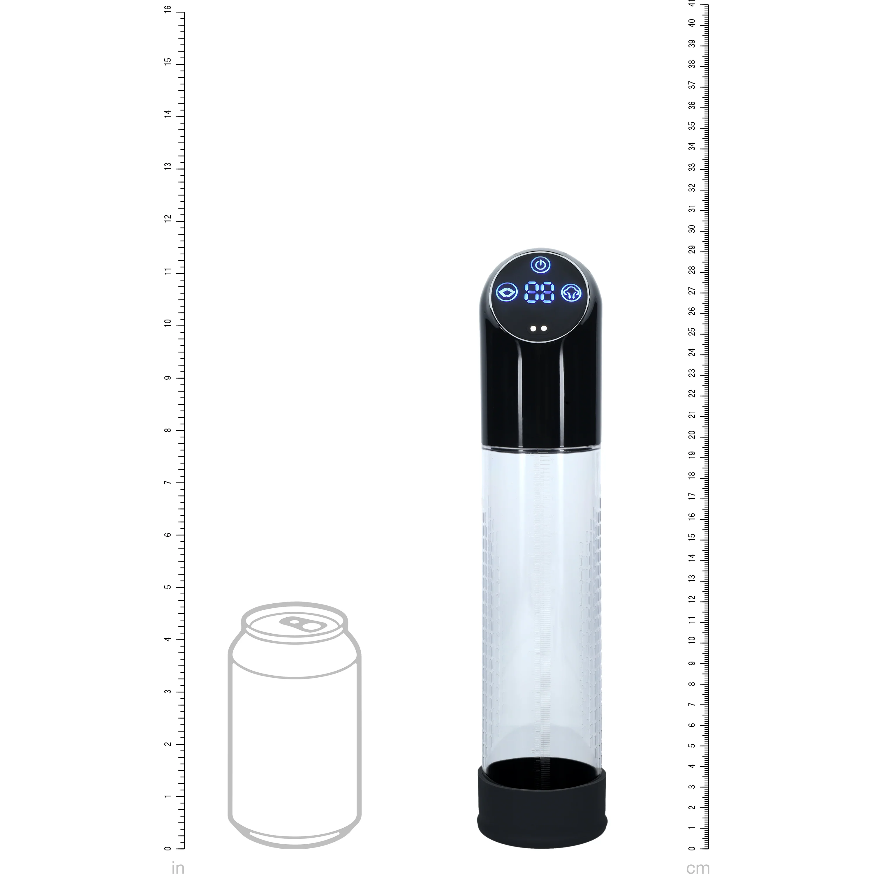 Pumped Automatic Penis Pump Black - Image 4