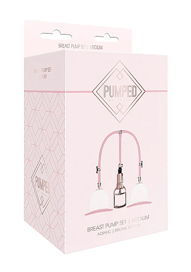 Pumped Breast Pump Medium Rose Gold