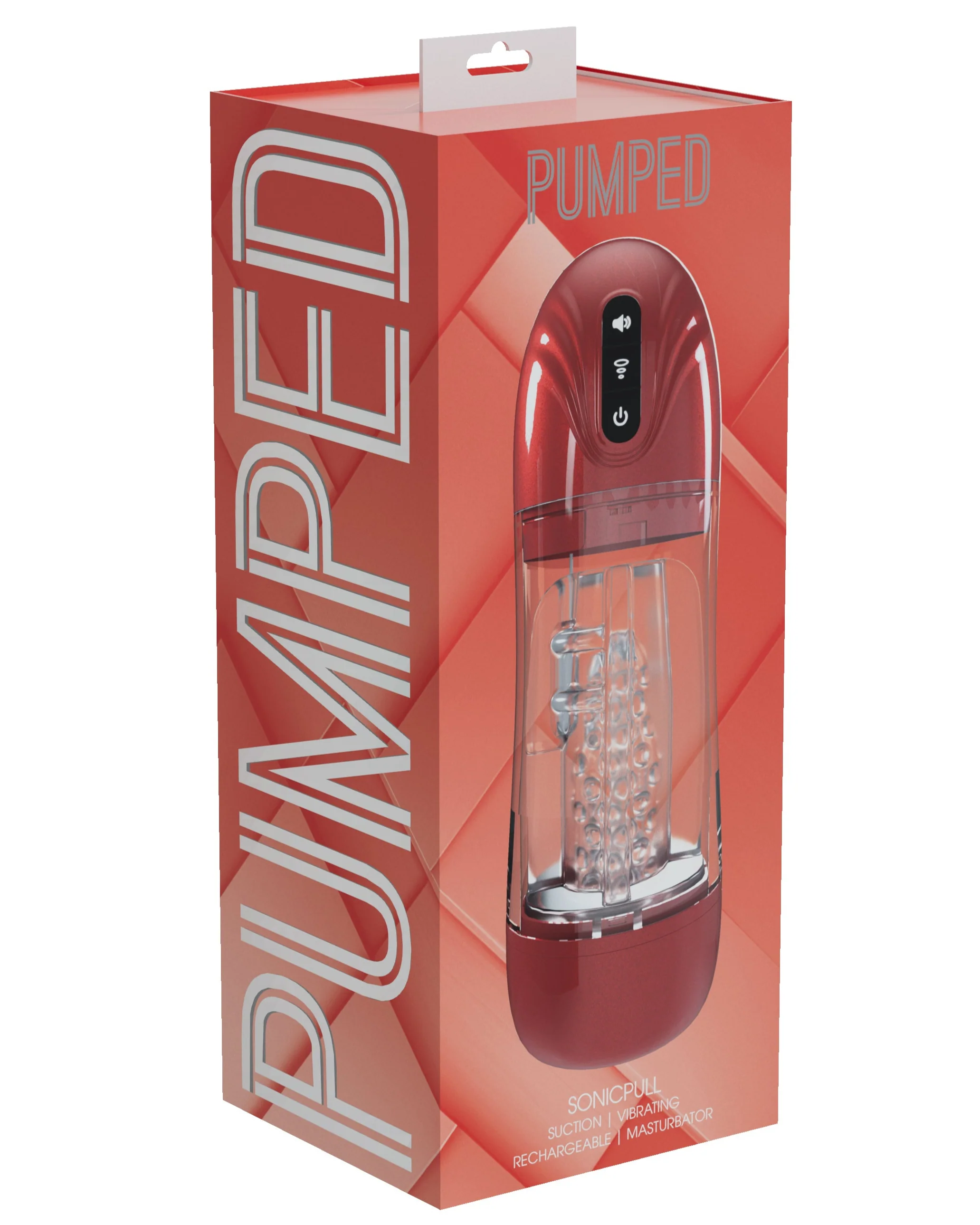 Pumped Sonic Pull Masturbator Red