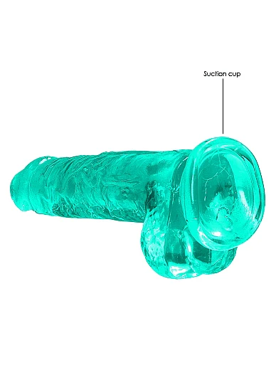 Realrock Dildo with Balls 8" Green - Image 3