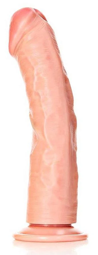 Realrock 10" Curved Dildo Flesh - Image 7