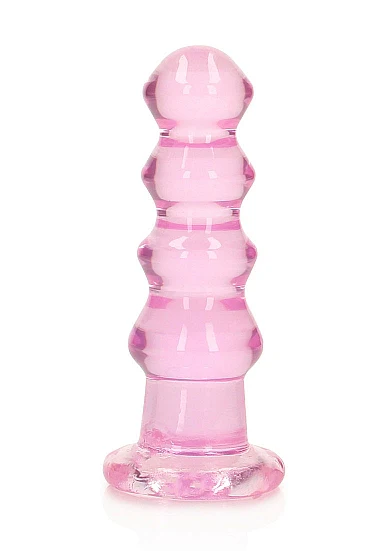 Realrock 5.5" Crystal Curvy Dildo Pink