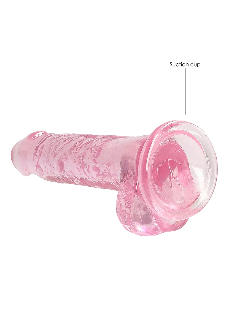 Realrock 7" Pink Dildo with Balls - Image 5