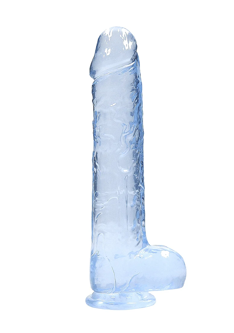 Realrock 9" Blue Dildo with Balls - Image 7
