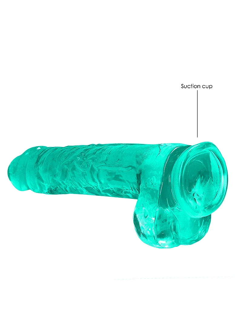 Realrock 9" Green Dildo with Balls - Image 5