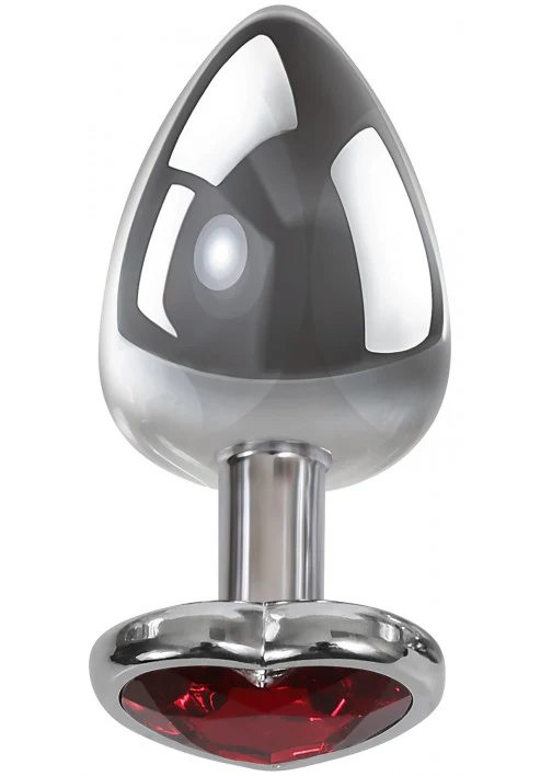 Adam & Eve Red Heart Anal Plug Small - Image 4