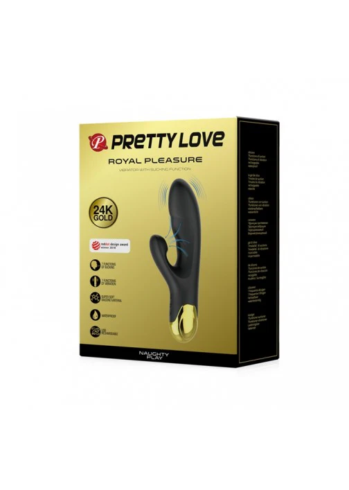 Pretty Love Royal Pleasure Naughty Play Suction Vibe - Image 5
