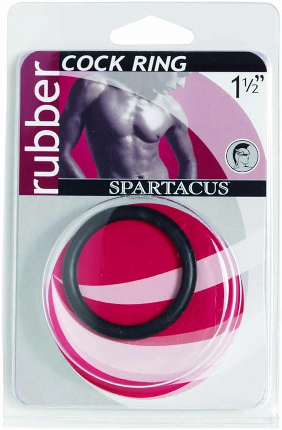 Spartacus Rubber Cock Ring - BSPR-12