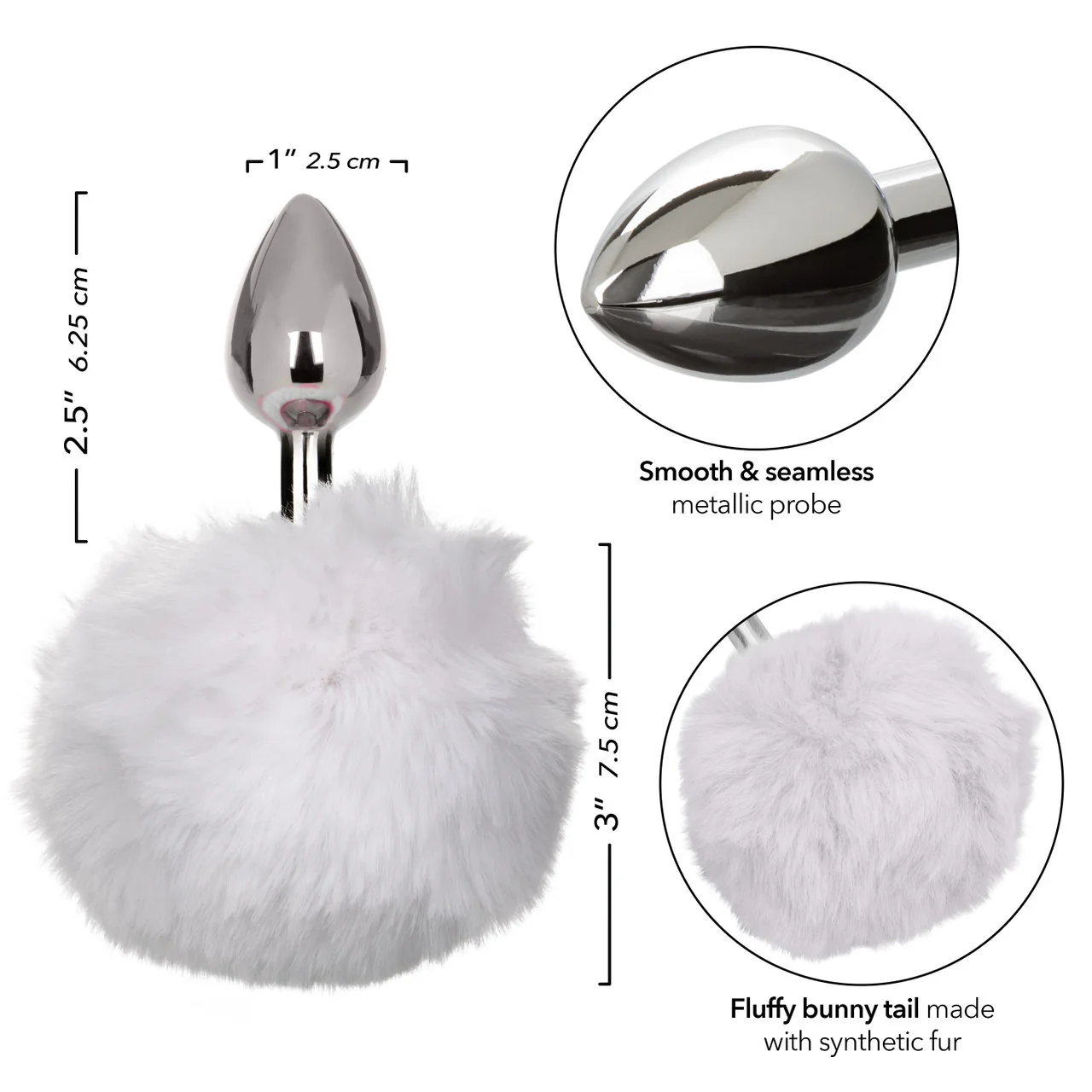Running Wild White Bunny Tail - Image 4