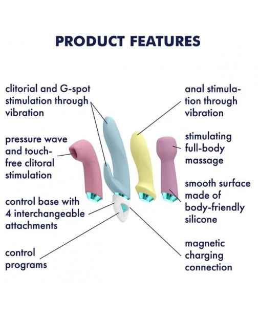 Satisfyer Fabulous Four Air Pulse + Vibrator Set - Image 4