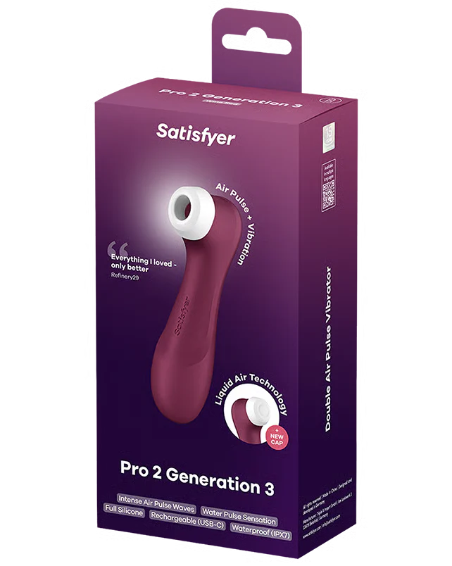 Satisfyer Pro 2 Gen 3 without App Wine Red
