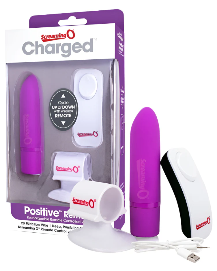 Screaming O Charged Positive Remote Grape
