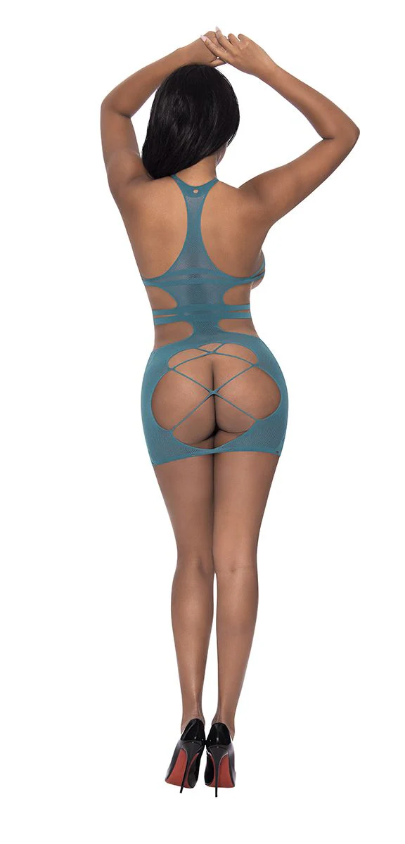 Exposed Seamless Merry widow Teal 165 - Image 3