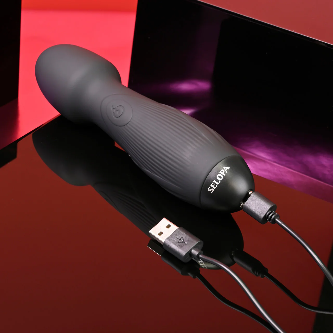 Selopa Power Trip Rechargeable Silicone Wand Style Vibrator - Image 11
