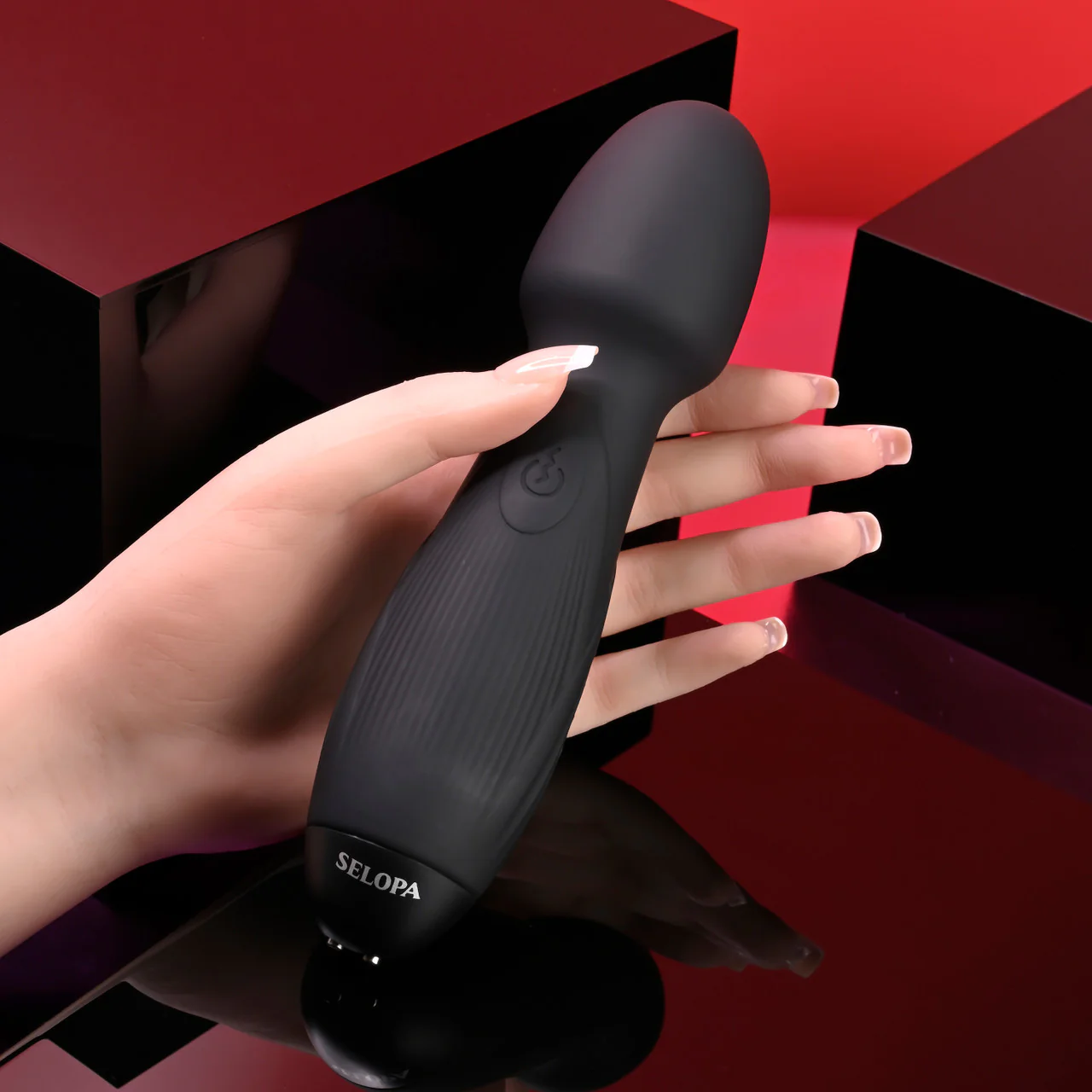 Selopa Power Trip Rechargeable Silicone Wand Style Vibrator - Image 13