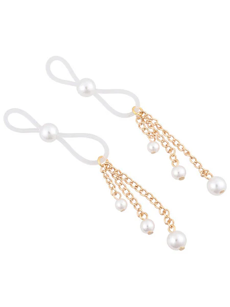 Sex & Mischief Pearl Nipple ties - Image 3