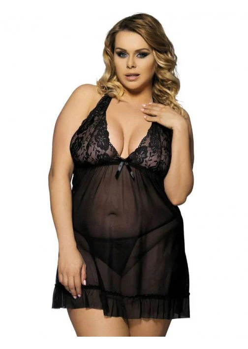 Oh Yeah Babydoll Black R70098-1 M