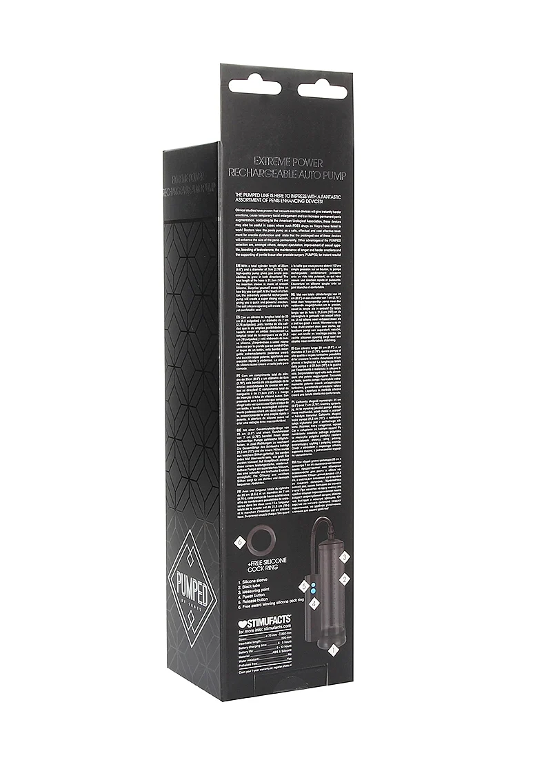 Pumped Extreme Power Rechargeable Auto Pump - Black - Image 15