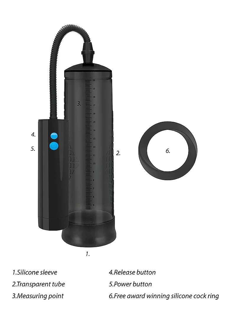 Pumped Extreme Power Rechargeable Auto Pump - Black - Image 3