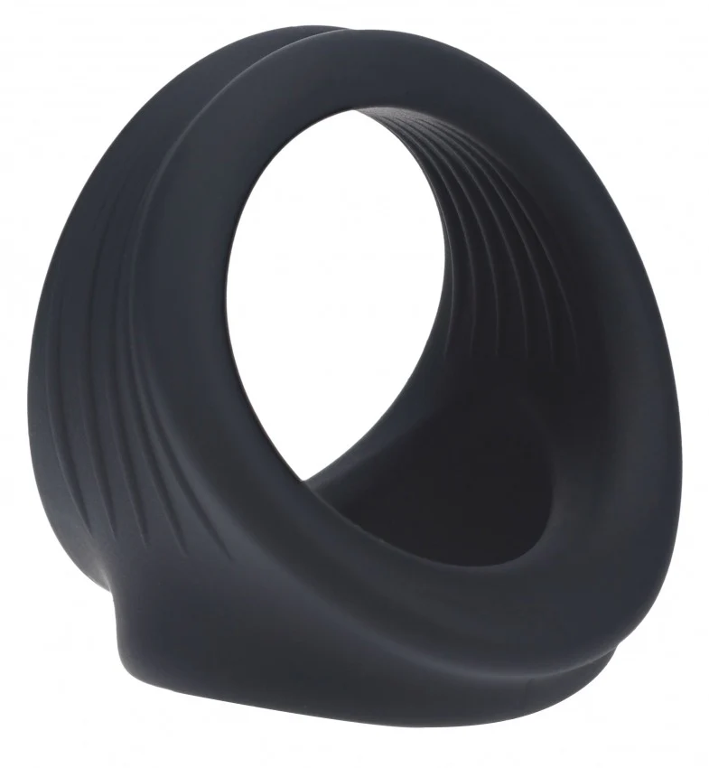 Levelz Silicone Cock & Ball Harness Ring Black - Image 2