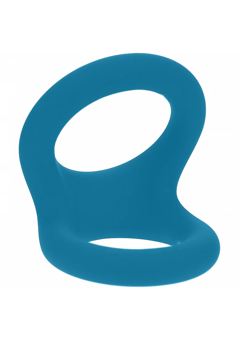 Levelz Double O Silicone Cock Ring M Teal - Image 2