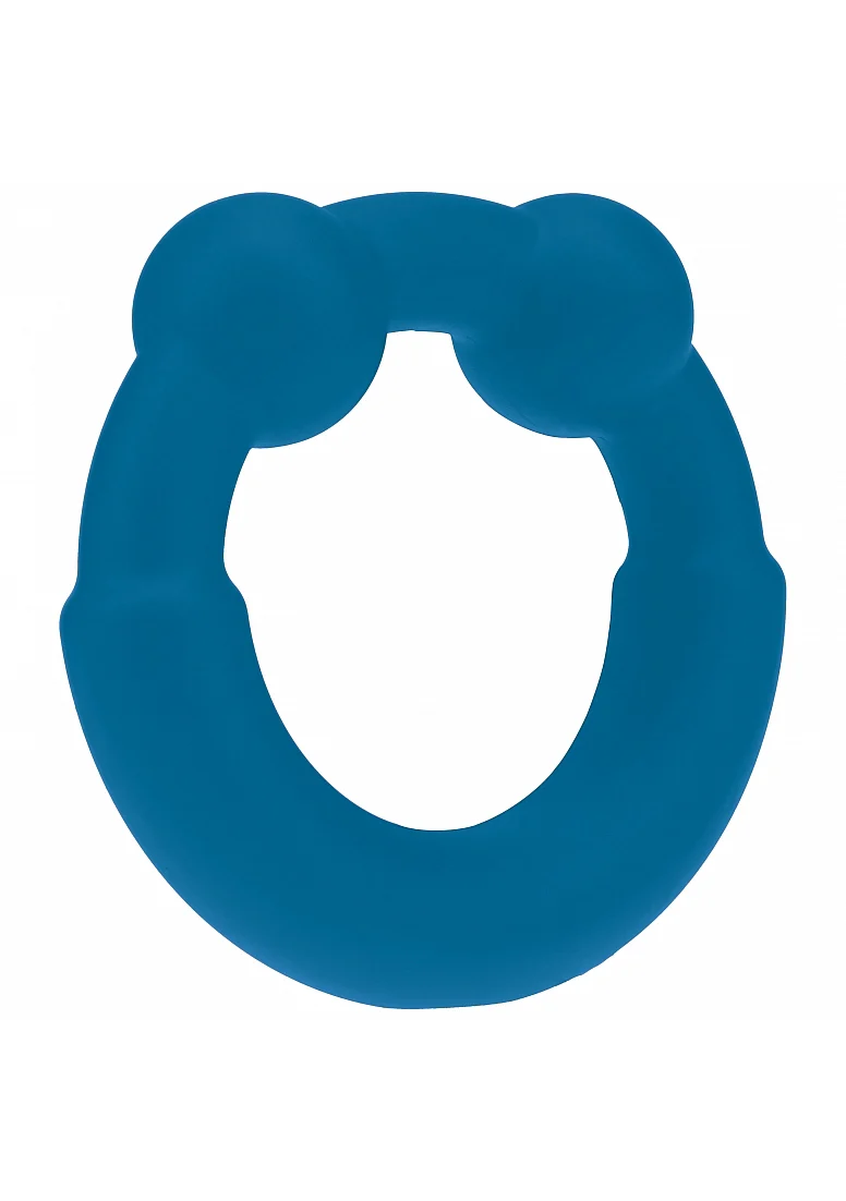 Levelz Metal & Silicone Cock Ring Teal - Image 3
