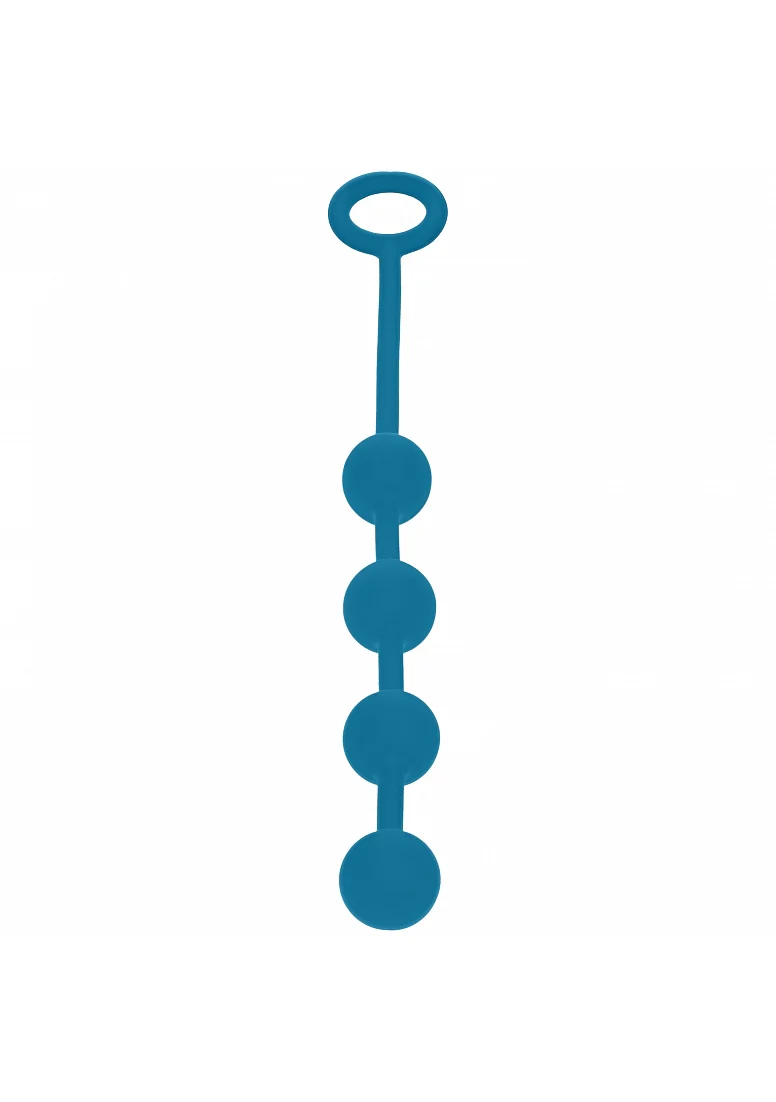 Levelz Waterdrop Silicone Anal Balls S 20mm Teal - Image 2