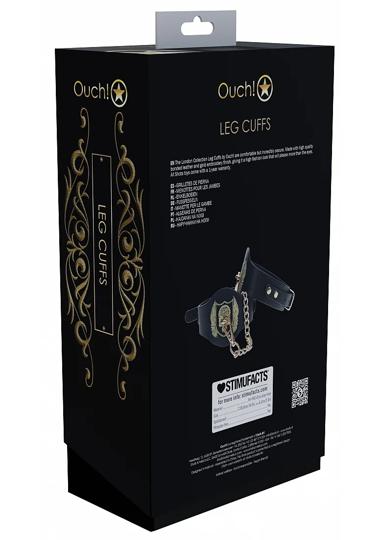 Ouch London Leg Cuffs - Image 3