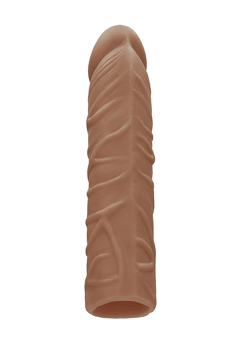 Realrock Penis Sleeve 7" Tan - Image 5