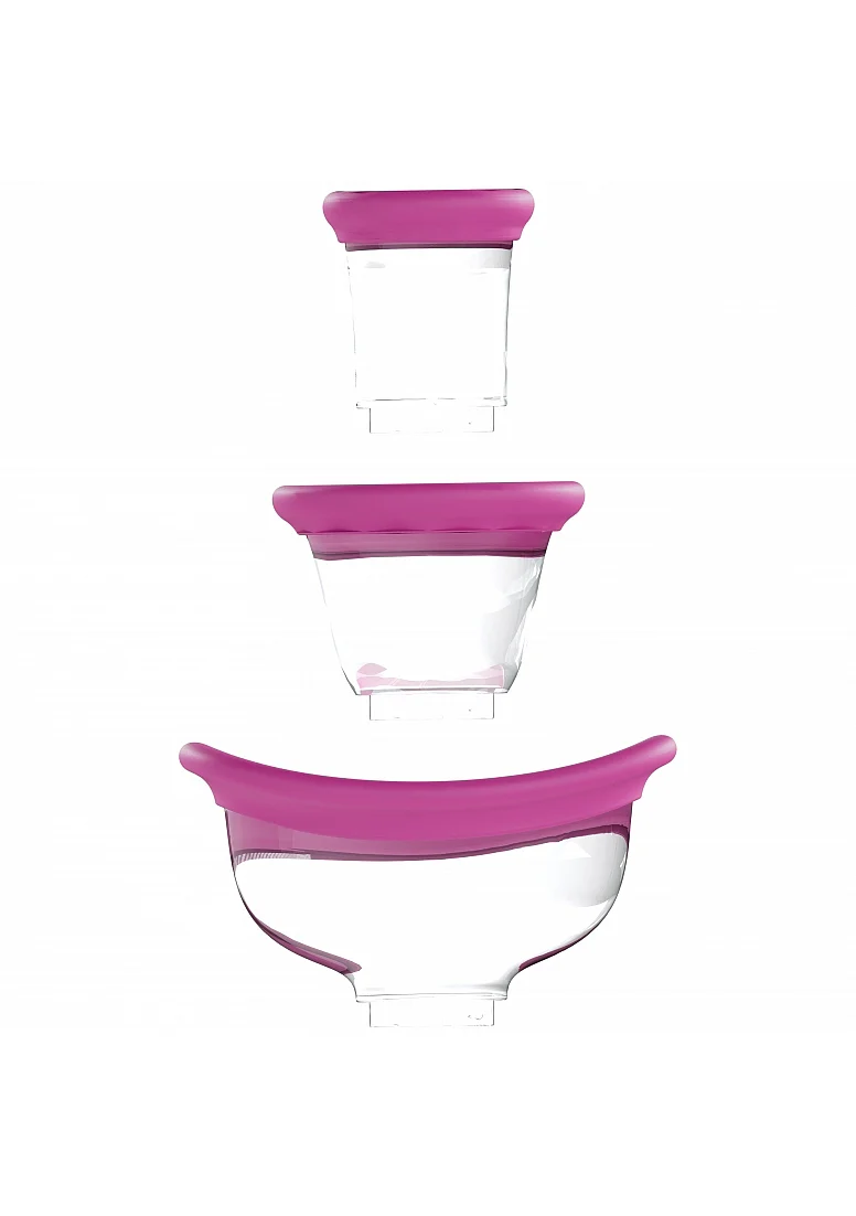 Pumped Delightful Vulva Clitoral Nipple & Breast Pump Pink - Image 3