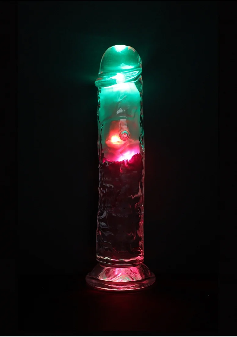 Shots RealRock 8" Cock/Dildo without Balls Remote Control LED - Image 7