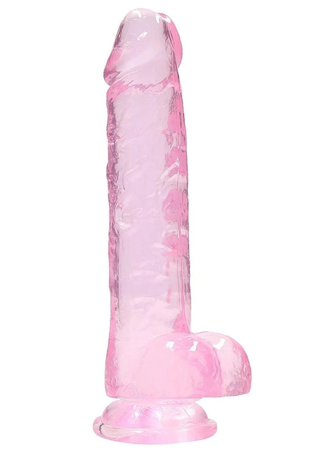 Realrock 8" Pink Dildo with Balls - Image 5