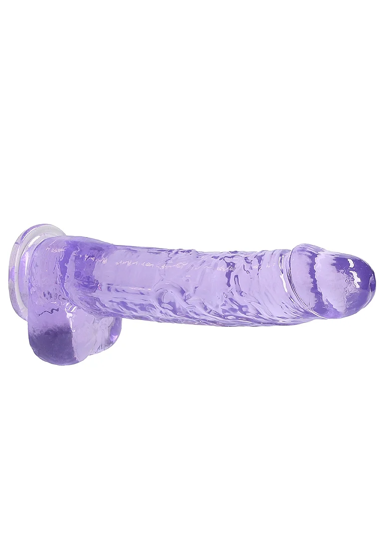 Realrock 9" Dildo Purple with Balls - Image 3