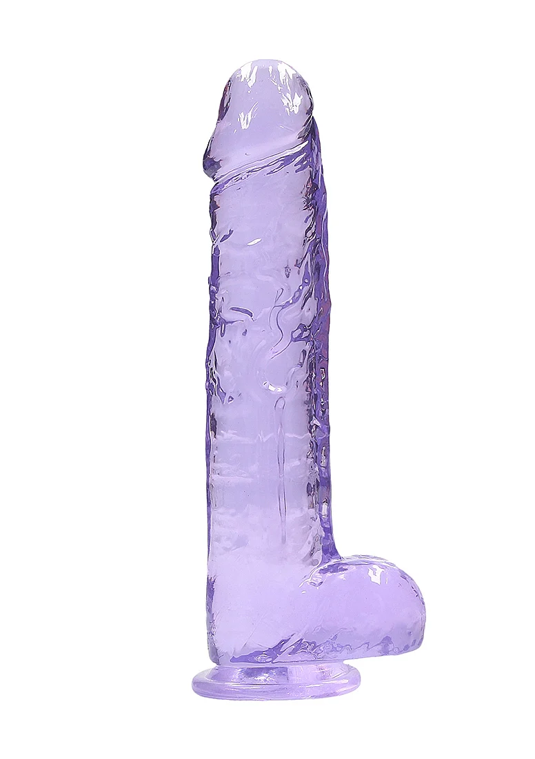Realrock 9" Dildo Purple with Balls - Image 5