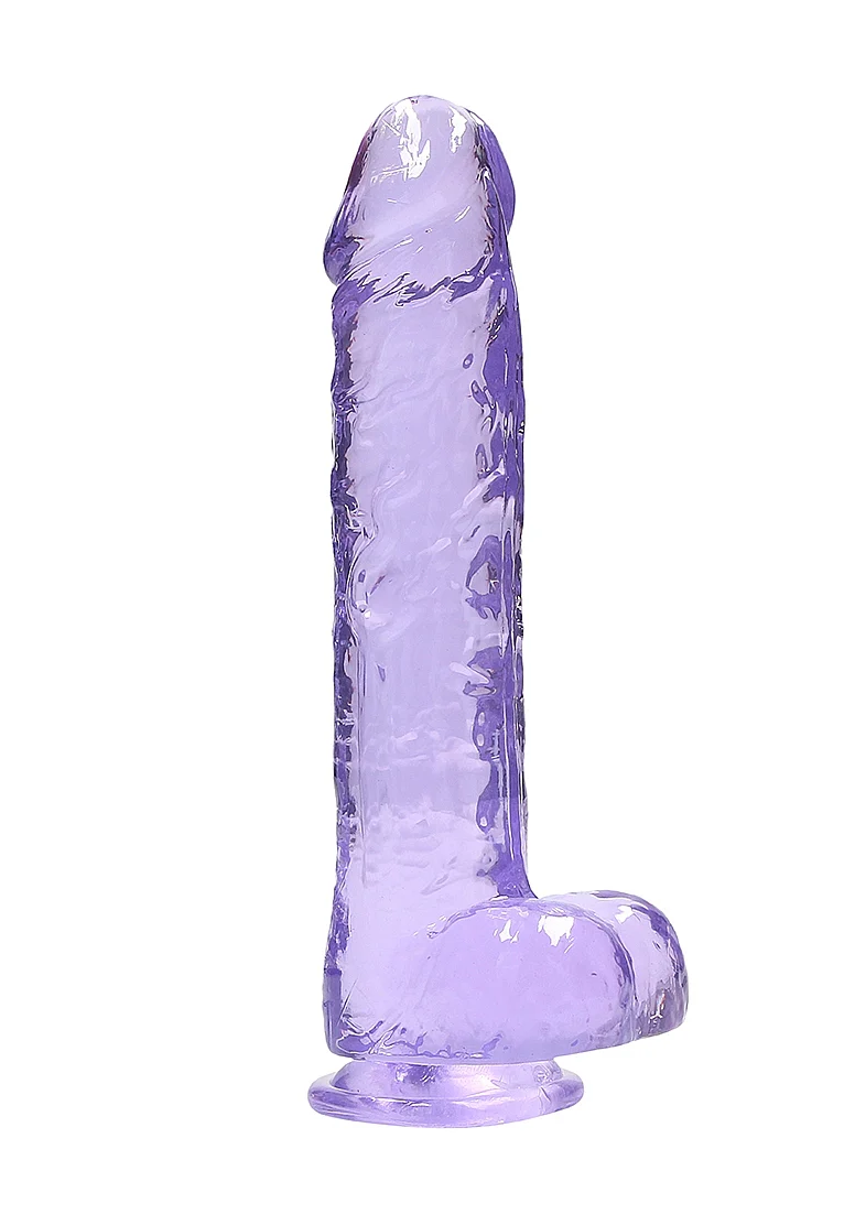 Realrock 9" Dildo Purple with Balls - Image 6