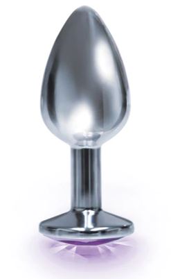Silver Starter Plug Hearts Violet - Image 2
