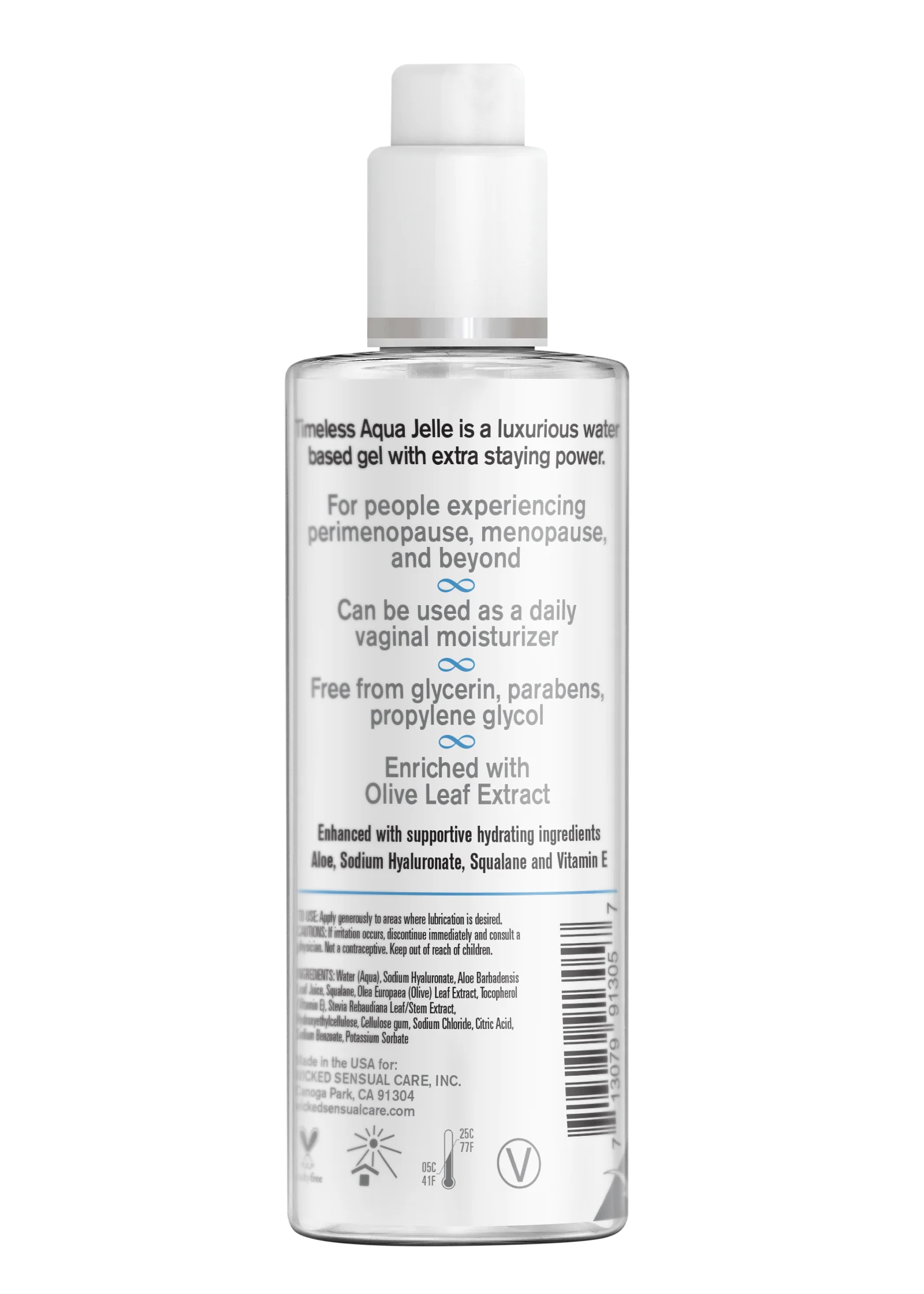 Wicked Simply Timeless Aqua Jelle H20 Lube 120ml - Image 2
