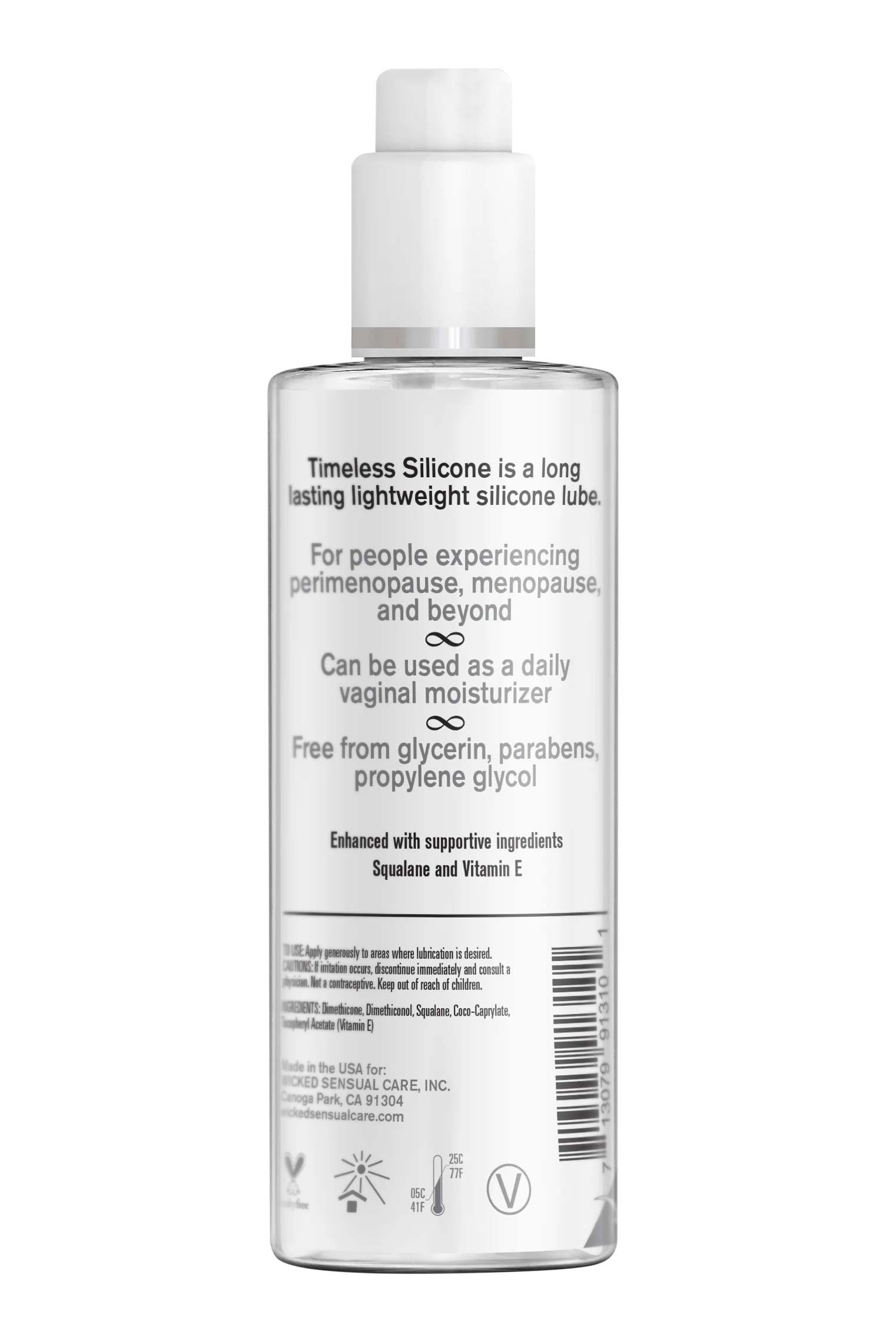 Wicked Simply Timeless Silicone Lube 120ml - Image 2